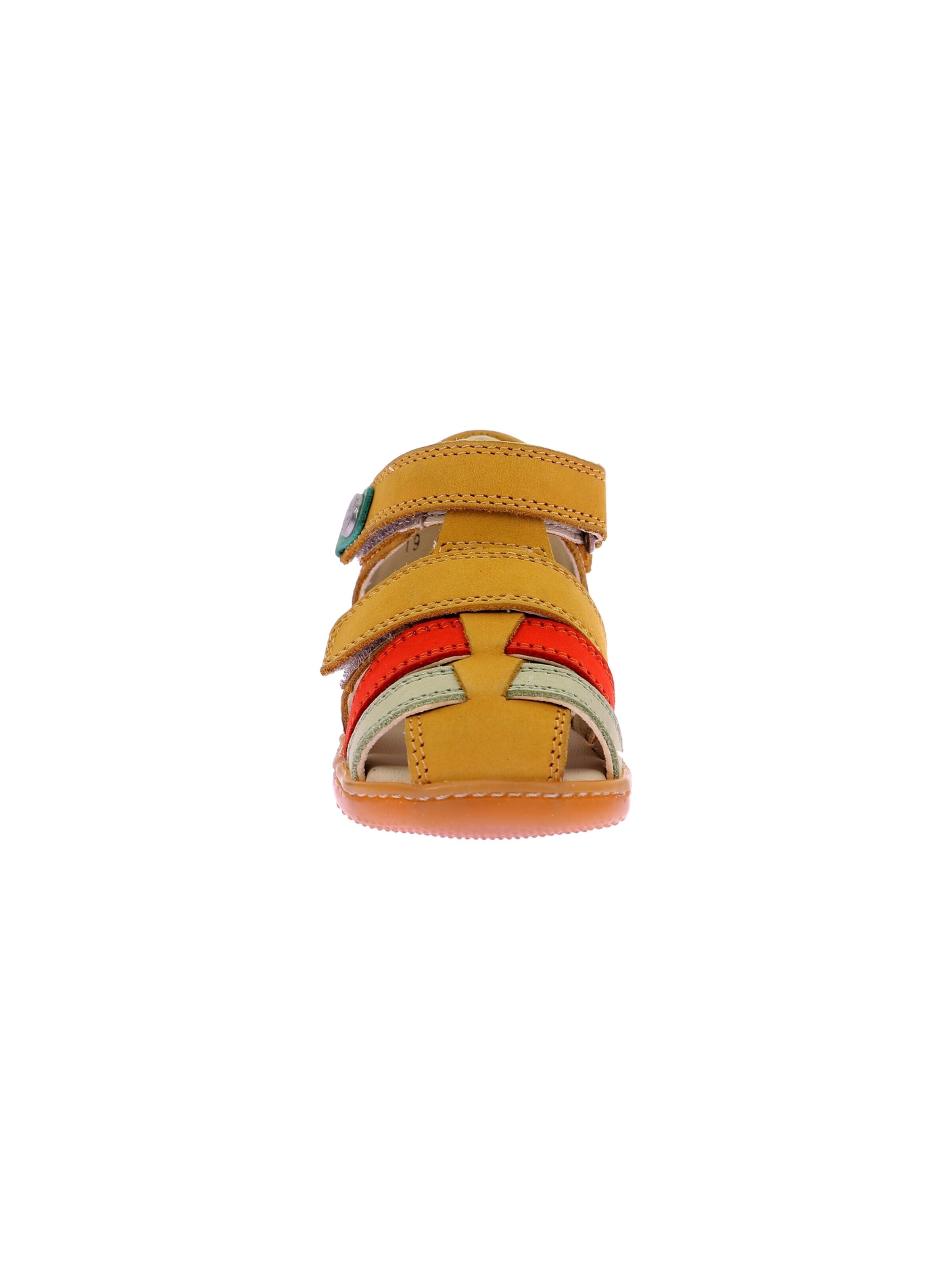 Kickers Open schoenen 'Kick Pod Ledersandalen für Kinder' in Groen