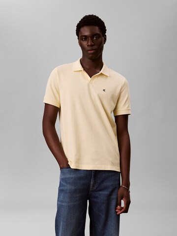 T-Shirt Calvin Klein Jeans en jaune : devant