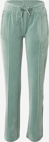 Largi Pantaloni de la Juicy Couture pe verde: față