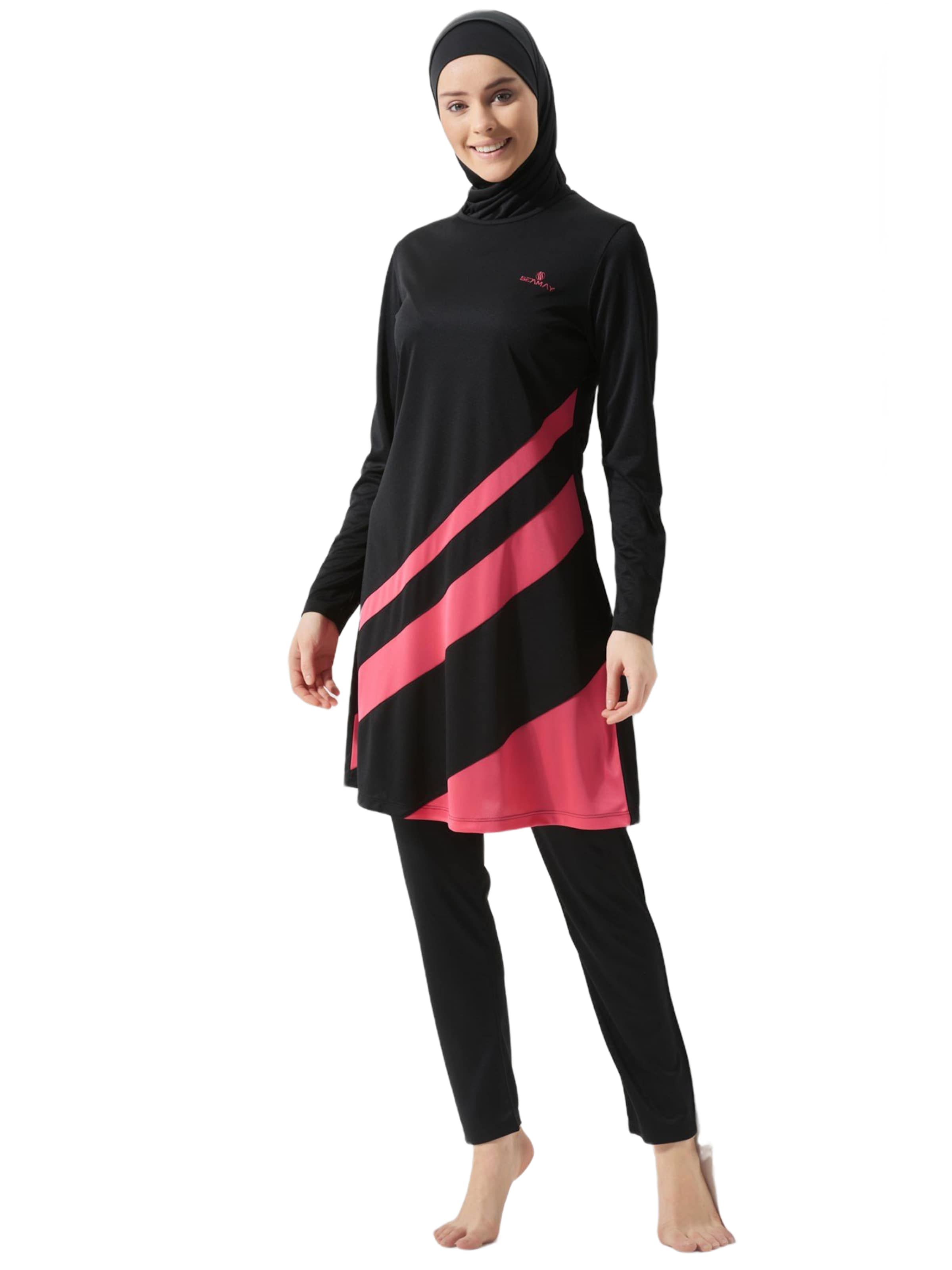 C&City Swimsuit dress in Black: front