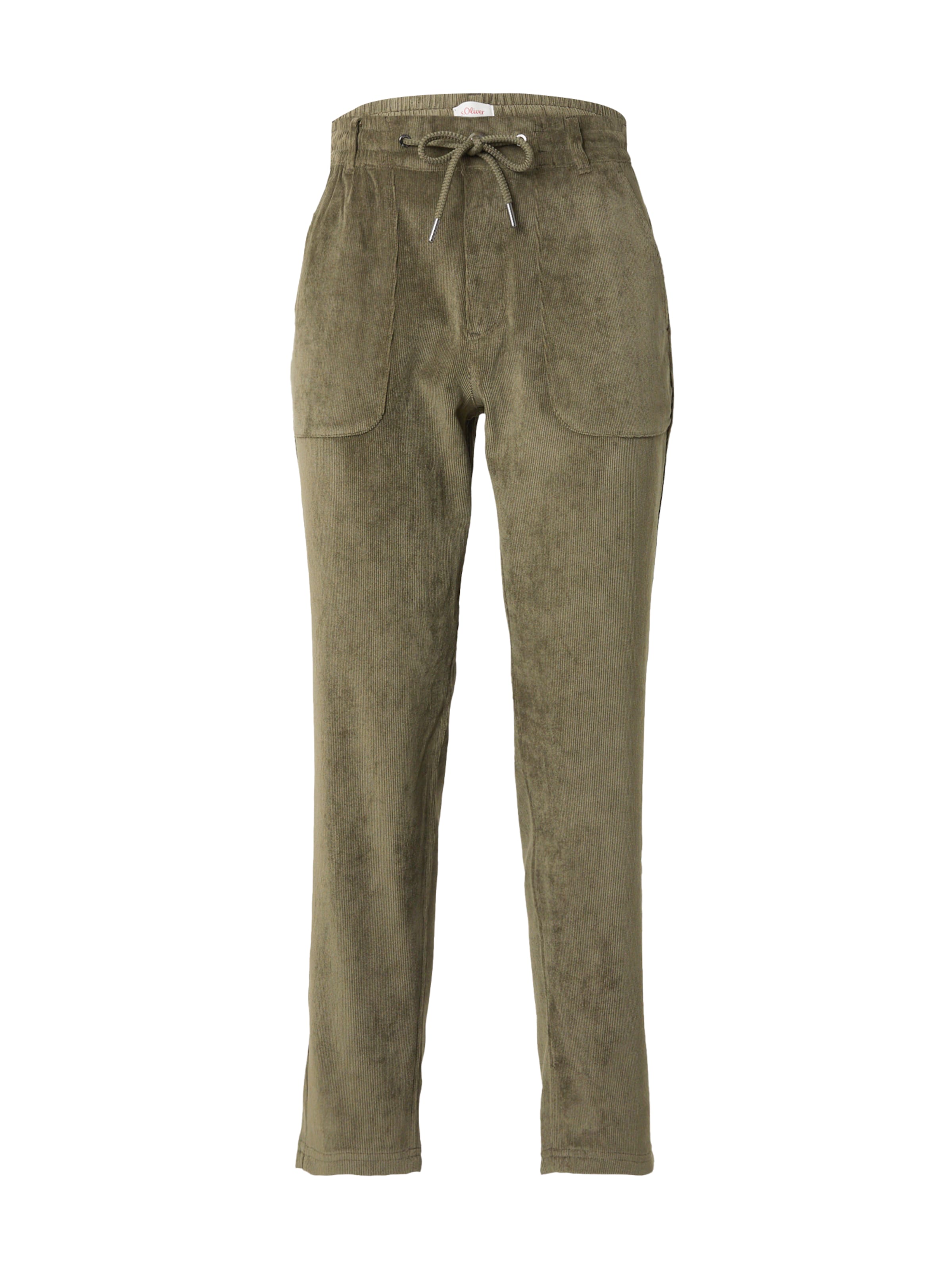 Regular Pantalon s.Oliver en vert : devant