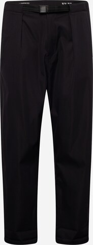 Tapered Pantaloni con pieghe di G-Star RAW in nero: frontale