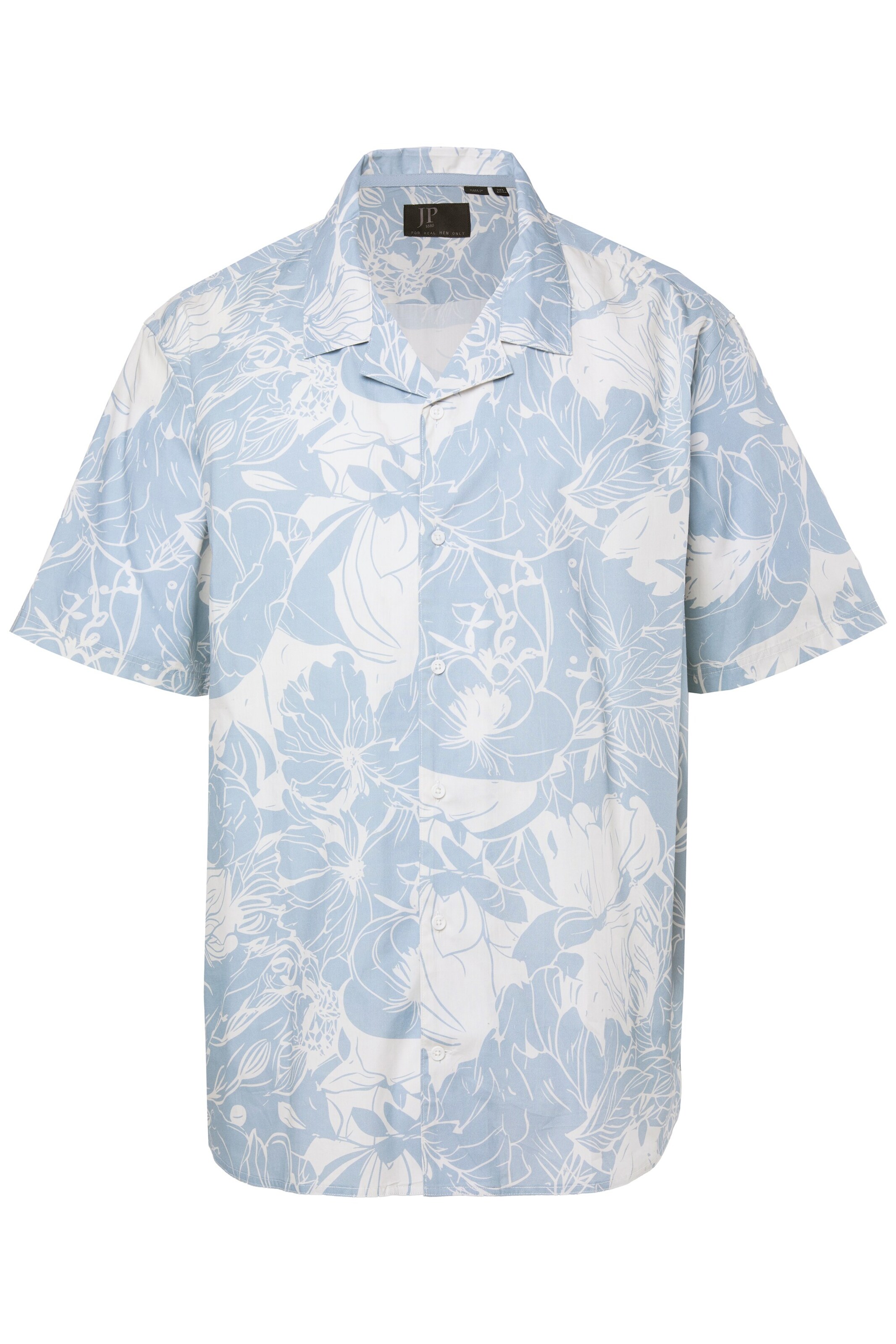 JP1880 Comfort Fit Hemd in Blau: Vorderseite