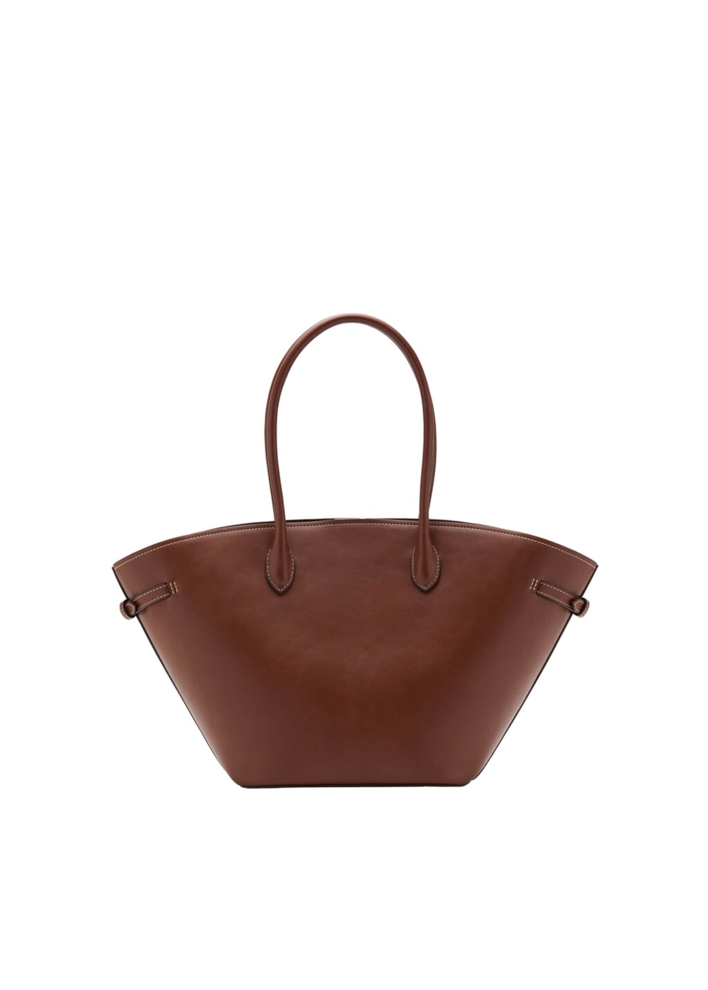 MANGO Shopper 'G-- capi' in braun, Produktansicht