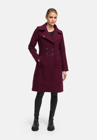 Manteau mi-saison 'Wooly' NAVAHOO en rouge