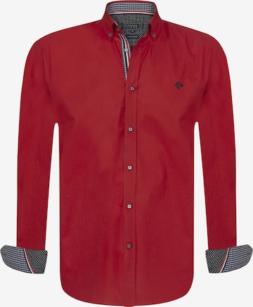 Sir Raymond Tailor Overhemd 'Josh' in Rood: voorkant