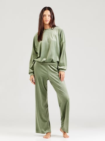 Pyjama Hunkemöller en vert : devant