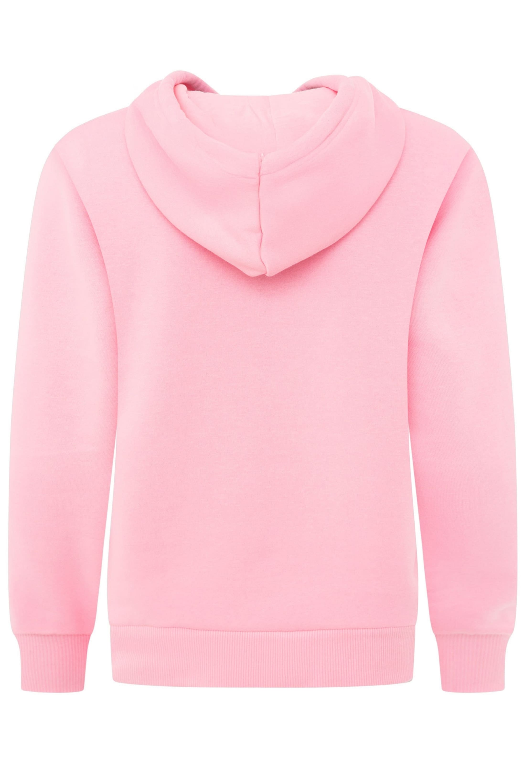 Sweat-shirt 'STRONG SOUL' Zwillingsherz en rose
