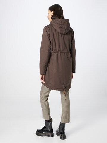 Parka mi-saison 'CRESCEND' Ragwear en marron