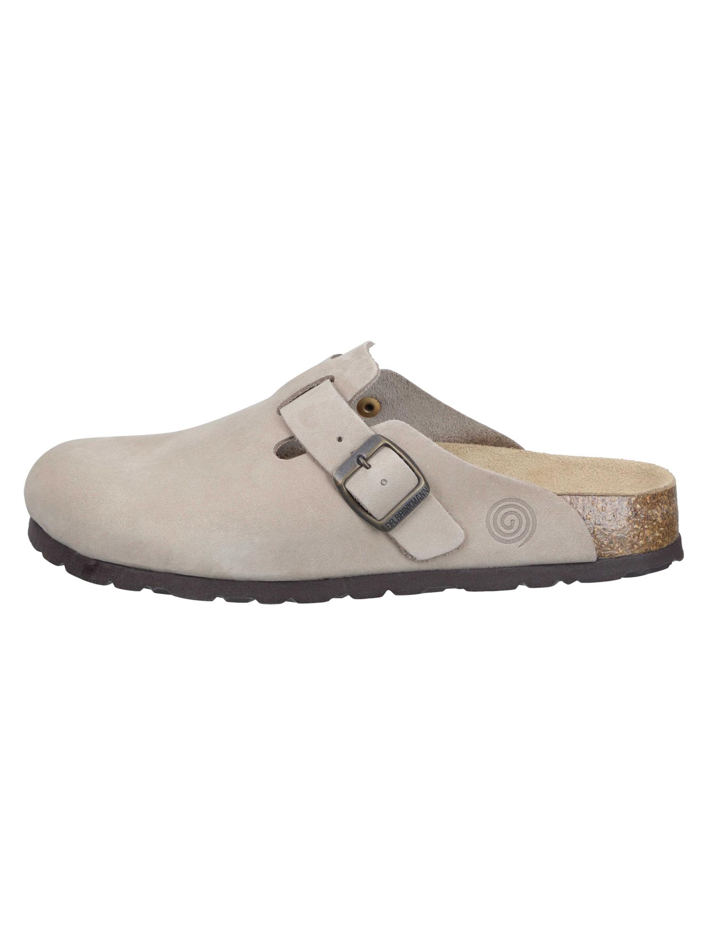 DR. BRINKMANN Clogs 'Nerpio' in Beige: voorkant