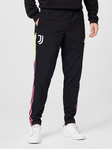 Regular Pantalon de sport 'Juventus Turin Condivo 22' ADIDAS SPORTSWEAR en noir : devant