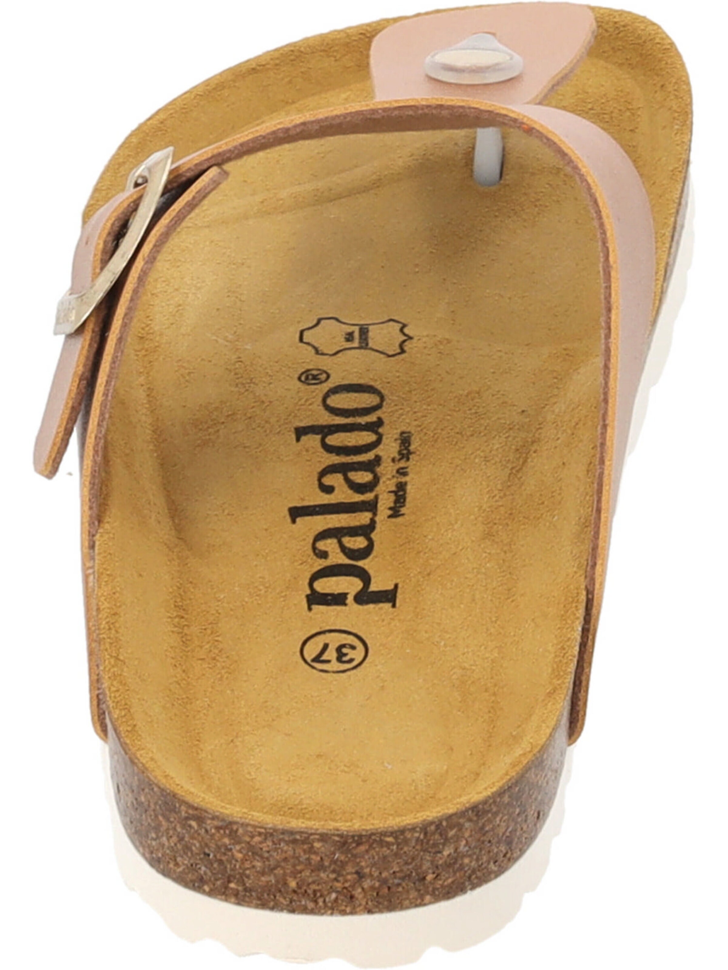 Palado T-Bar Sandals 'Kos Metallic' in Brown