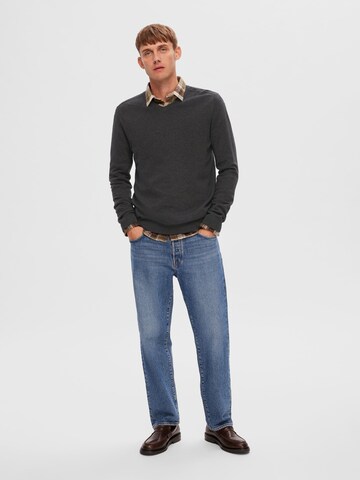 SELECTED HOMME Pulóver 'SLHBERG' - szürke