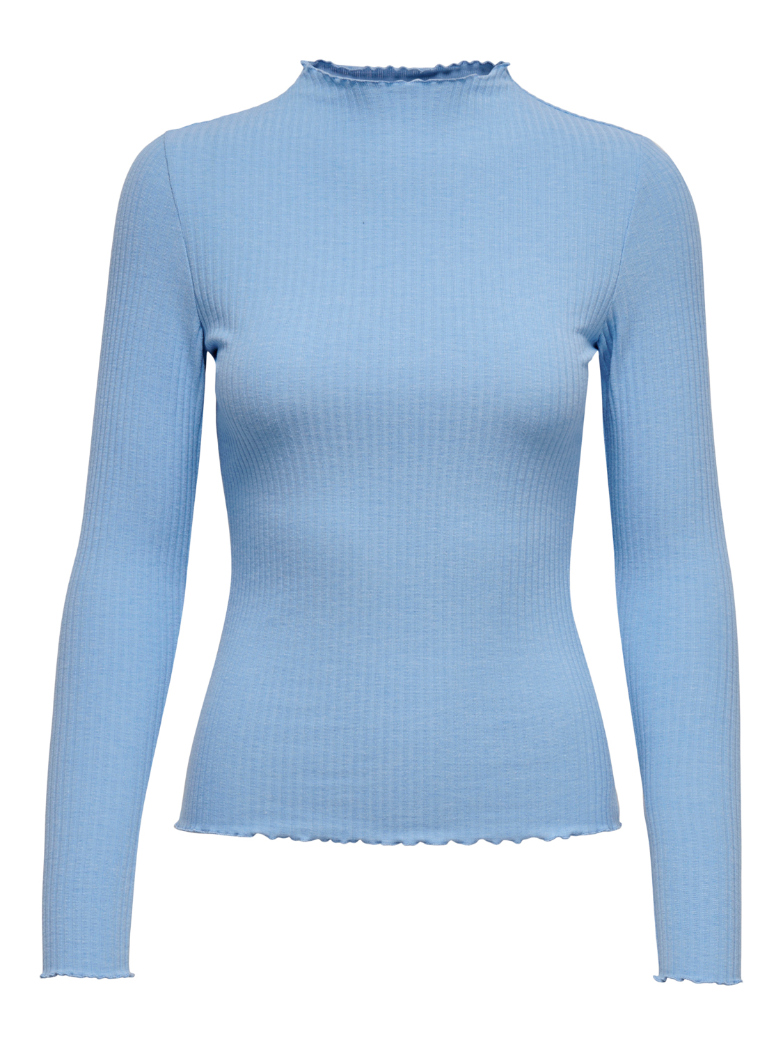 Plus size Odzież ONLY Koszulka Emma w kolorze Jasnoniebieskim 