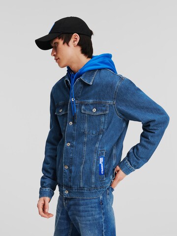 KARL LAGERFELD JEANS Prehodna jakna | modra barva