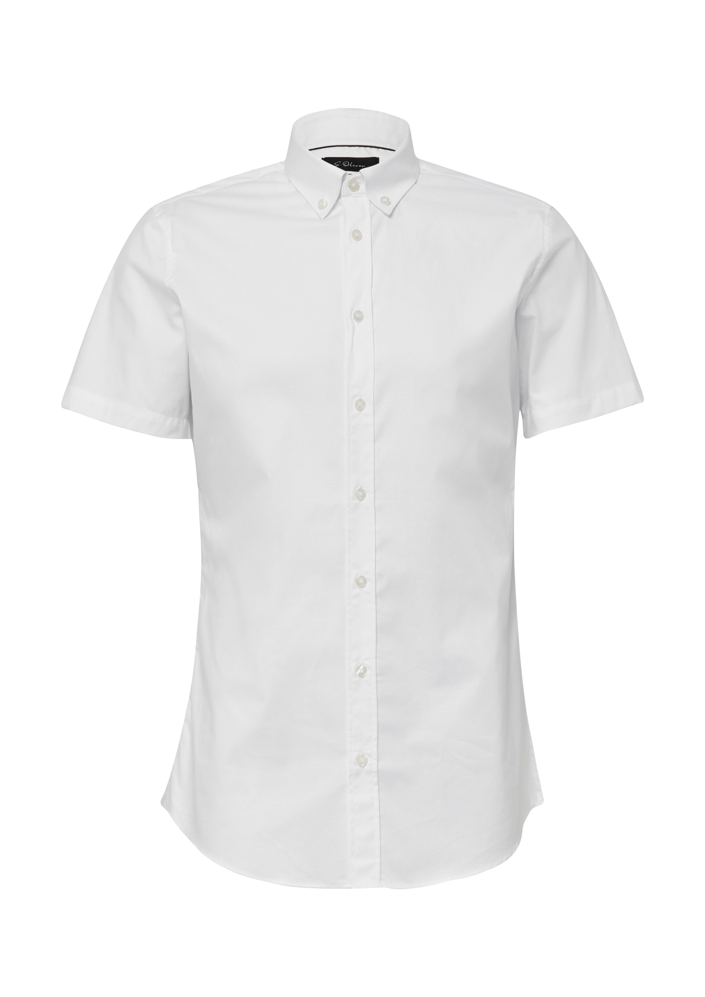 s.Oliver BLACK LABEL Regular fit Overhemd in Wit: voorkant