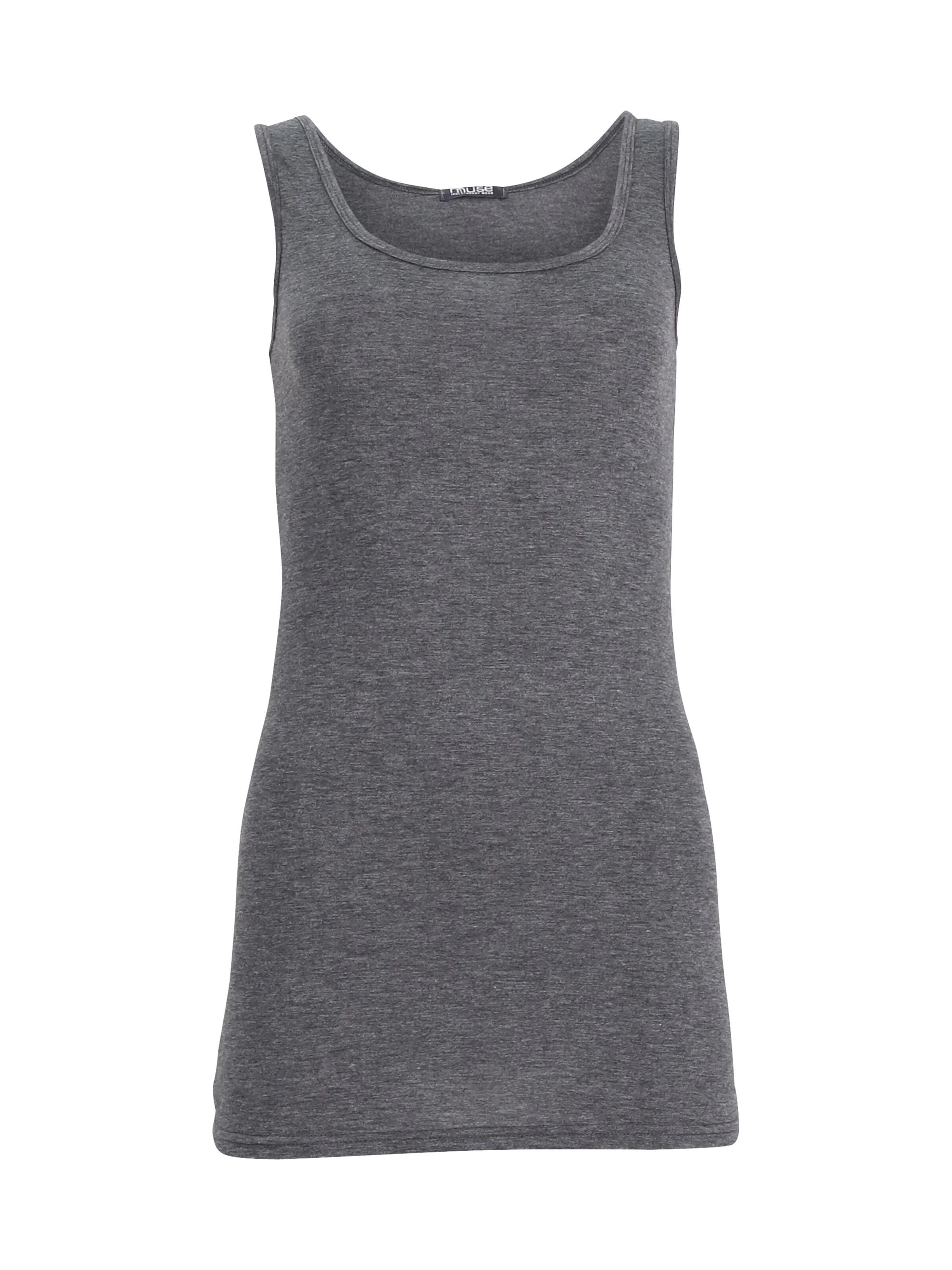 Easy Young Fashion Top in Grey: front