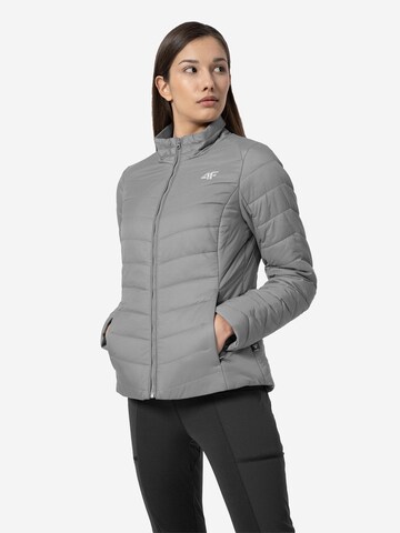 4F Športna jakna | siva barva: sprednja stran