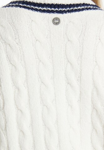 DreiMaster Maritim Sweater 'Boundry' in White