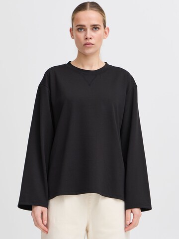ICHI - Pullover 'Kala' em preto: frente