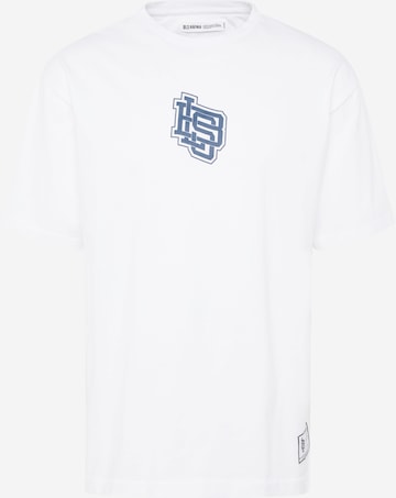 T-Shirt 'Basket' BLS HAFNIA en blanc : devant