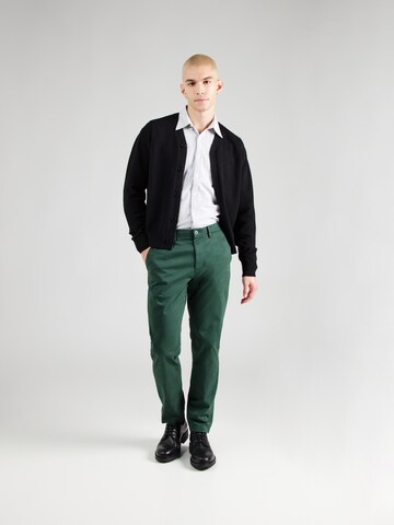 TOMMY HILFIGER Loose fit Chino trousers 'Harlem' in Green