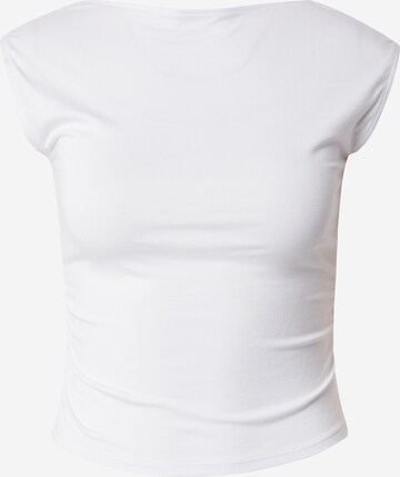 Nasty Gal - Camiseta en blanco: frente