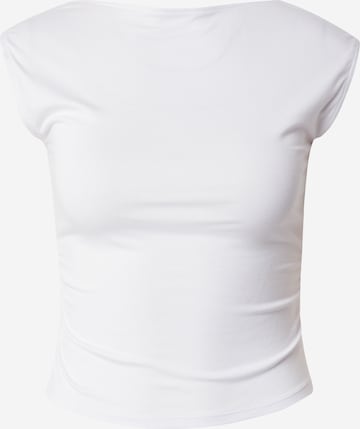 T-shirt Nasty Gal en blanc : devant