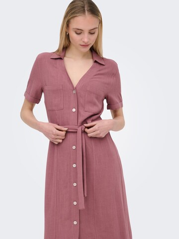 ONLY Shirt dress 'ONLSiesta' in Pink