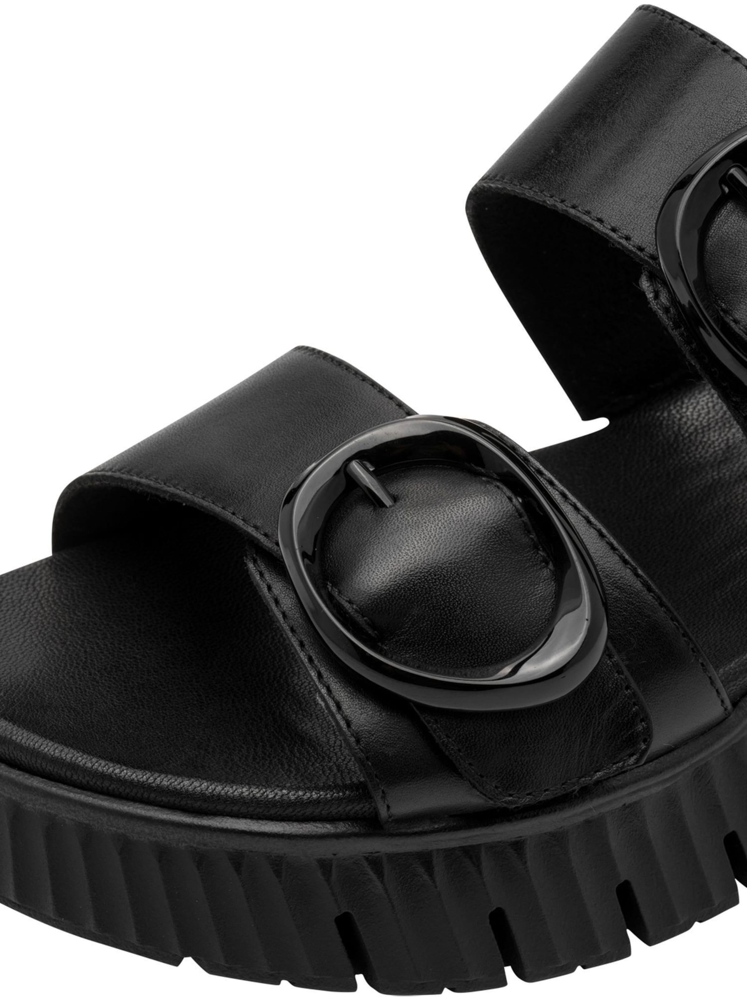 Tamaris Pantolette in Schwarz