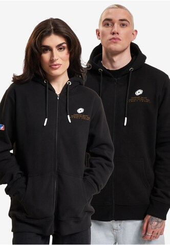 Giacca di felpa 'DefShop x European League of Football Frankfurt Galaxy Territory' di European League of Football in nero
