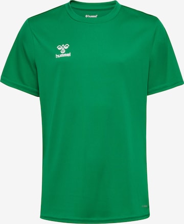T-Shirt fonctionnel 'ESSENTIAL' Hummel en vert : devant