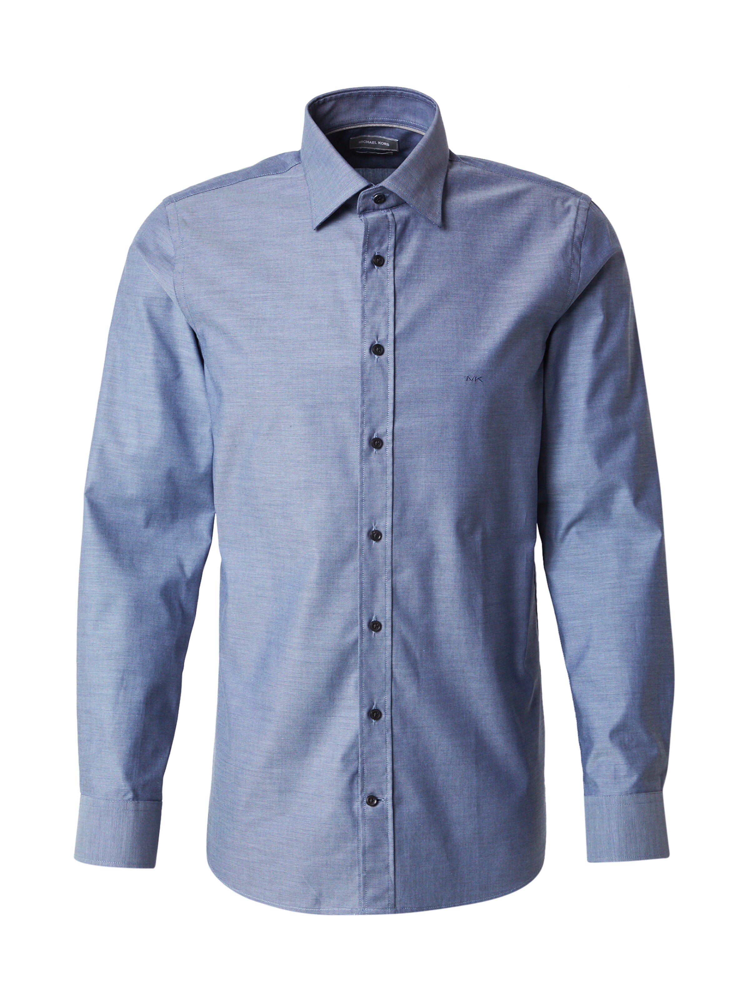 Michael Kors Button Up Shirt in Blue: front