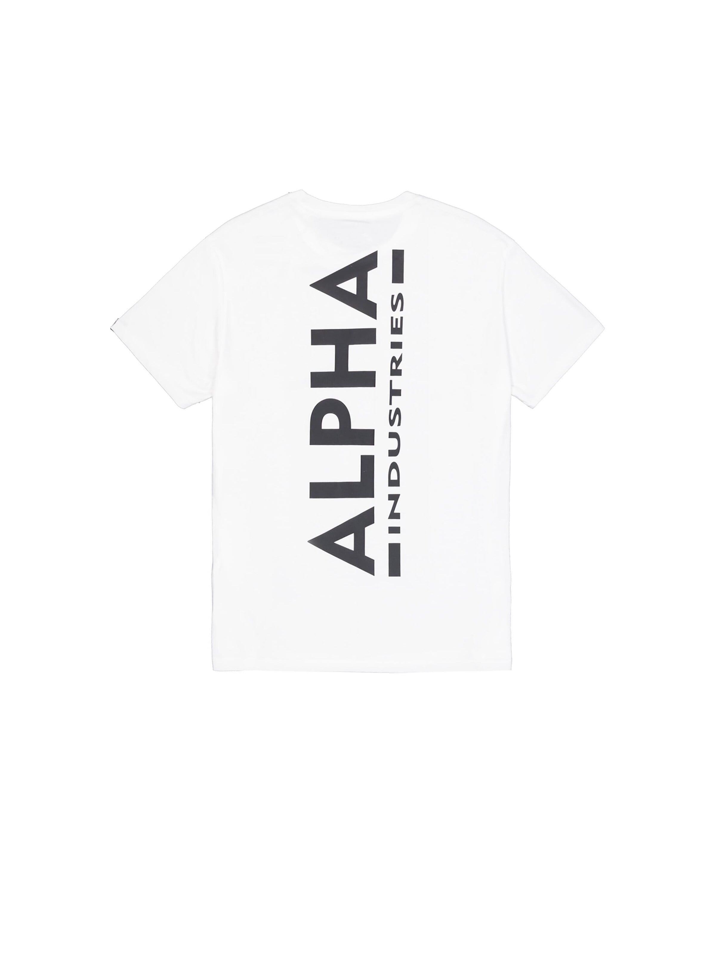 T-Shirt ALPHA INDUSTRIES en blanc
