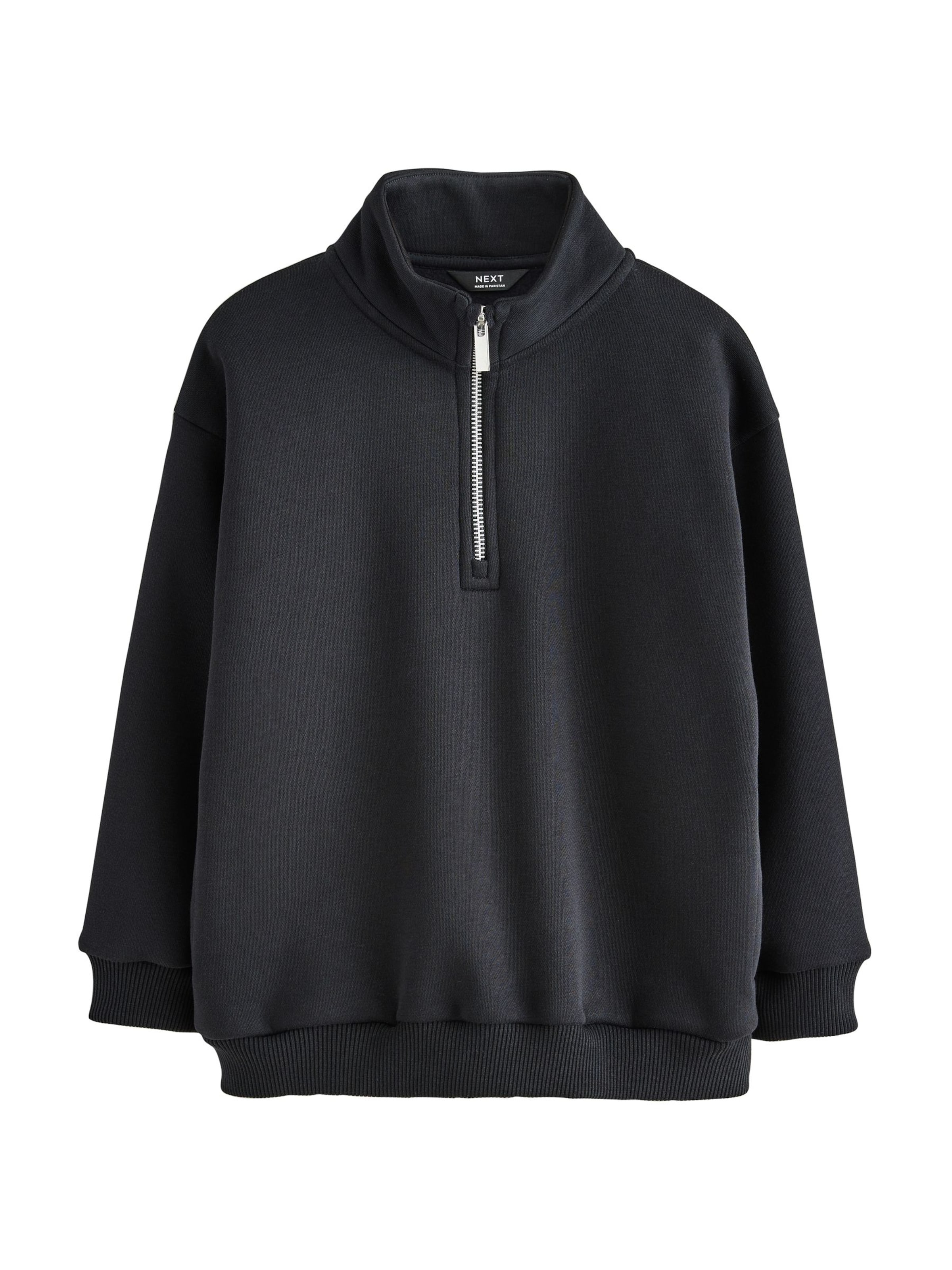 Next Sweatshirt i svart: framsida