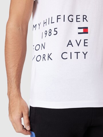 TOMMY HILFIGER Shirt 'OFF PLACEMENT' in White