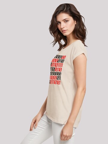 T-shirt 'I Love You 01001001 Binary Code Valentinstag' F4NT4STIC en beige