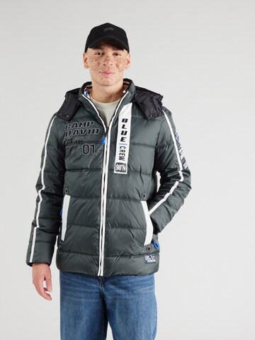 Veste d’hiver CAMP DAVID en vert : devant
