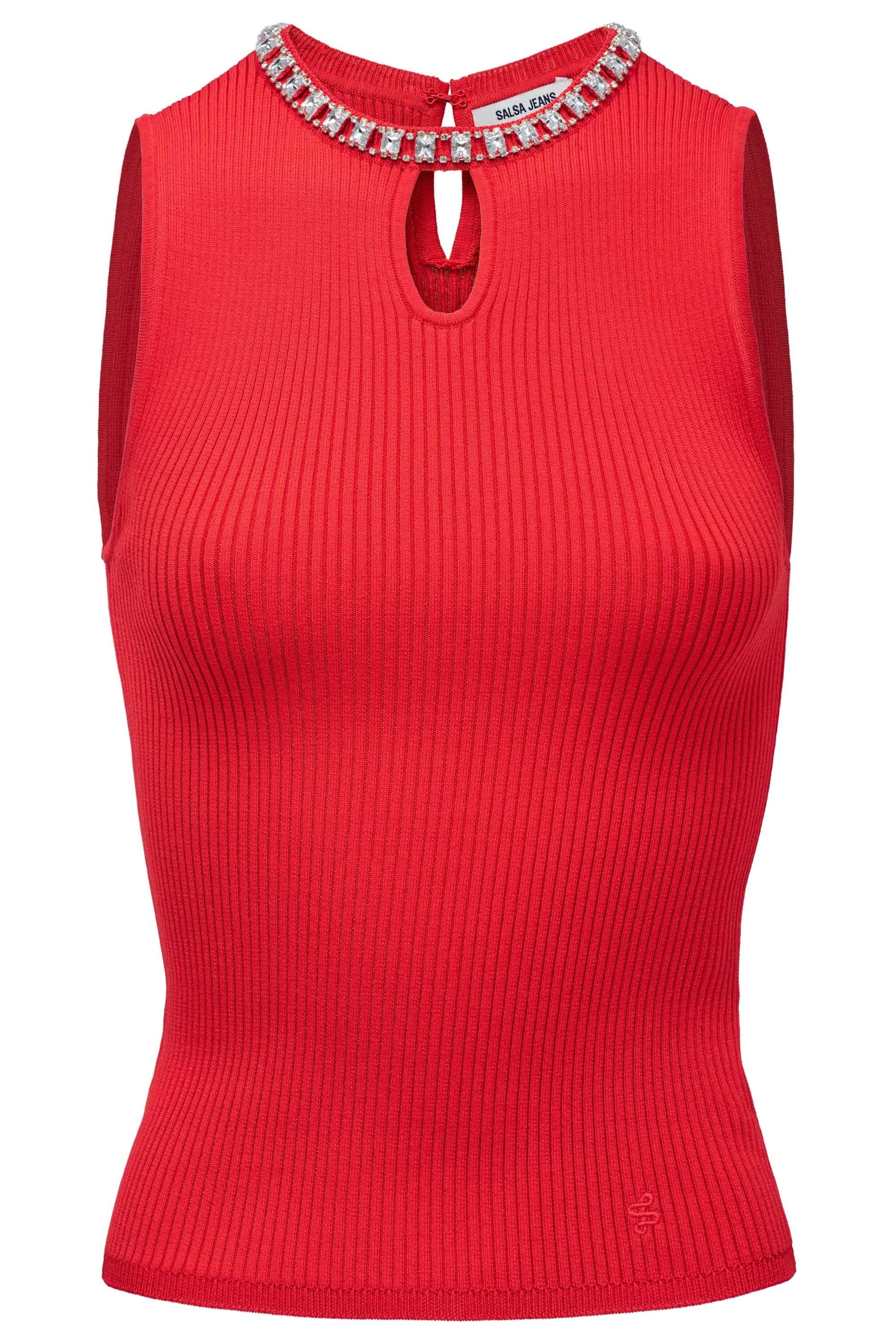 Salsa Jeans Top in Red: front