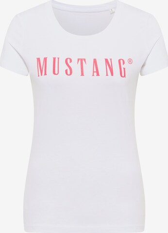 MUSTANG Shirt in Weiß: predná strana