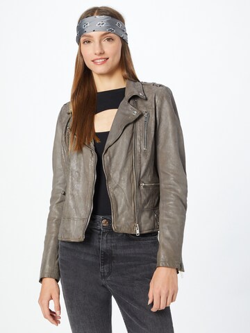 Gipsy Between-Season Jacket 'Kora' in Grey: front