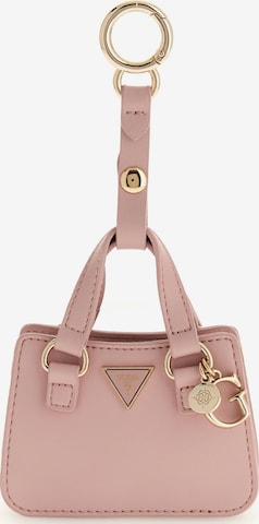 rožinė GUESS Raktų laikiklis: priekis