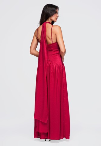 Ombre Avondjurk in Rood
