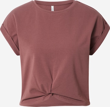 ONLY T-Shirt 'REIGN' in Braun: predná strana