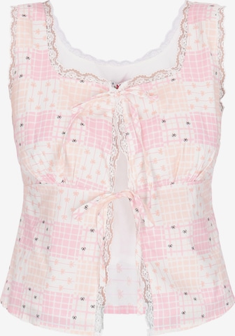 Haut MYMO en rose : devant