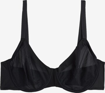 INTIMISSIMI Balconette Bra in Black: front