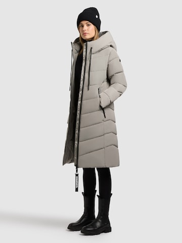 khujo Wintermantel 'Mikia3' in Grau