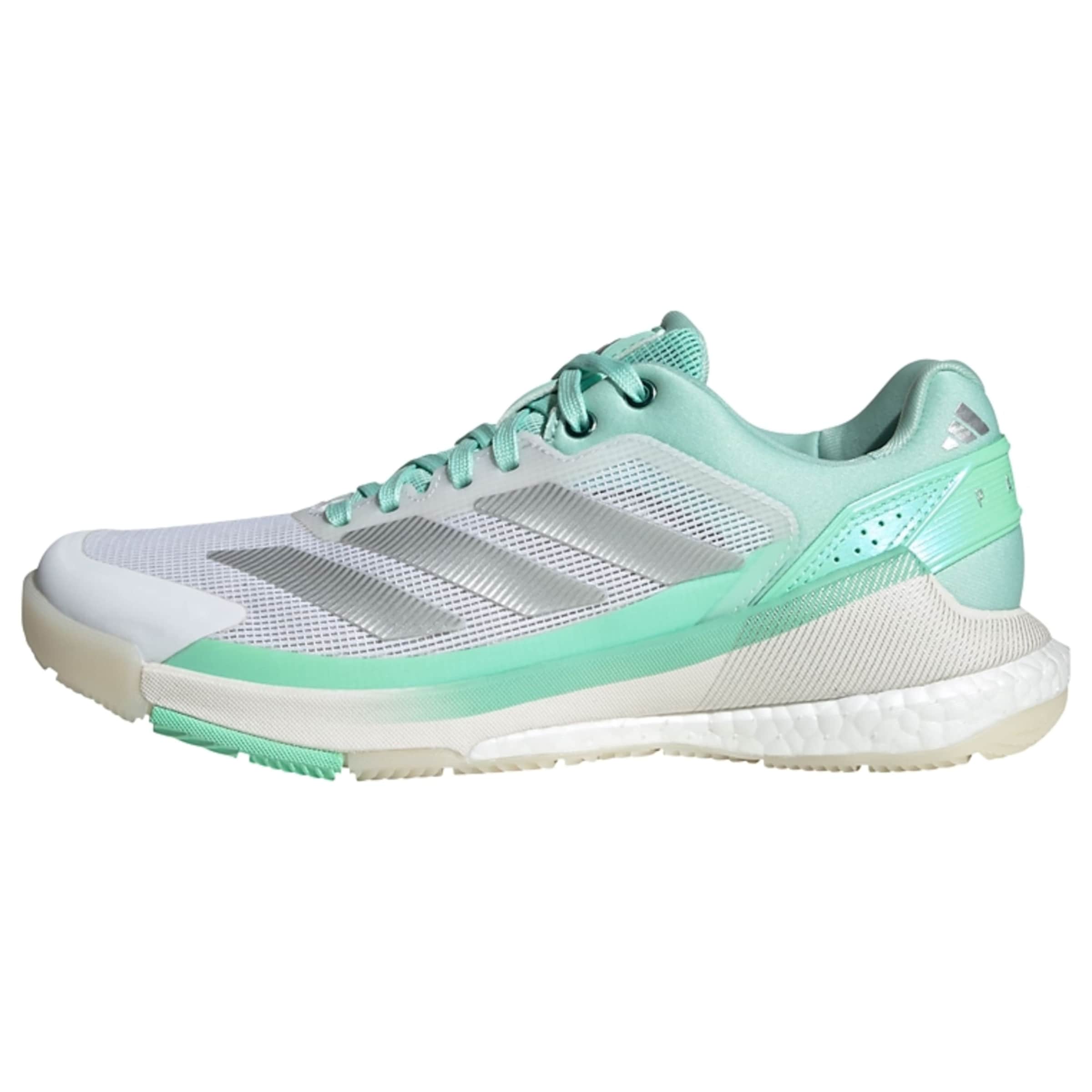 ADIDAS PERFORMANCE Chaussure de sport 'Crazyquick' en 36 en turquoise / gris / argent / blanc, Vue avec produit