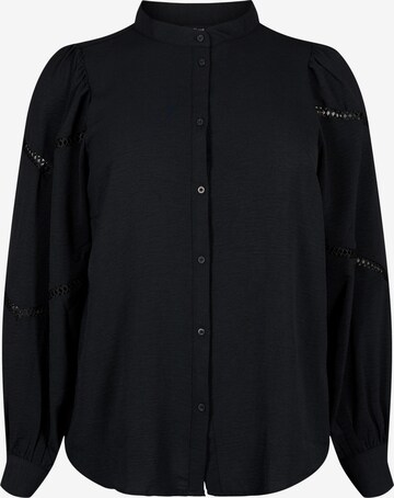 Zizzi - Blusa 'Efikka' en negro: frente