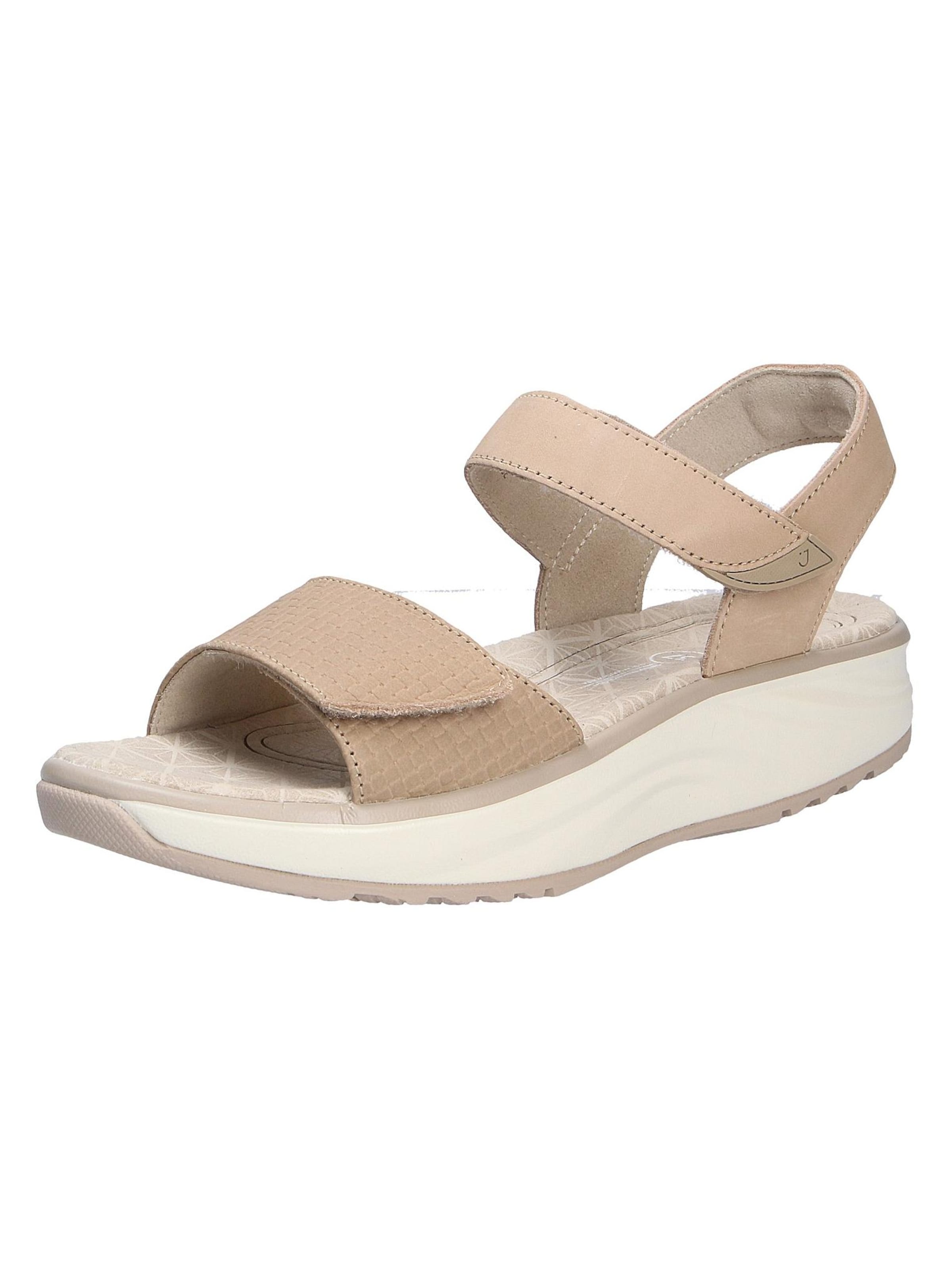 Joya Sandals 'FLORES BEIGE' in Beige: front